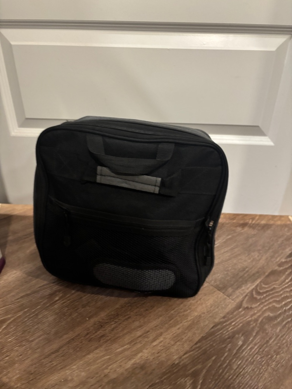 Black Men's Duffel Bag with Wheels - Picture 6 of 11